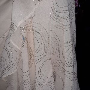 Cream colored gown